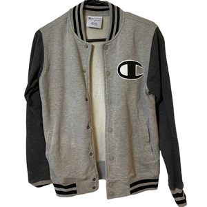Champion kids varsity jacket sweatshirt size L